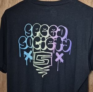 Speed Society Black Graphic T-Shirt